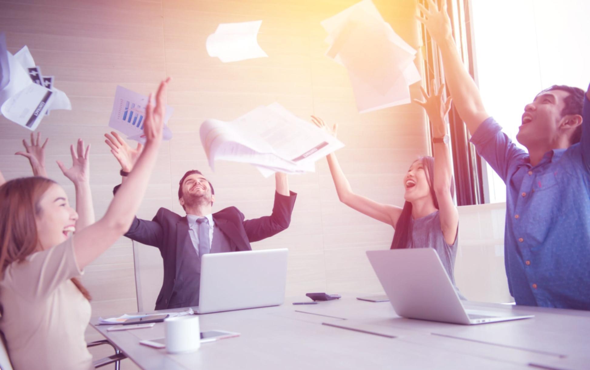 Business owner reviewing financial flow analysis on digital tablet